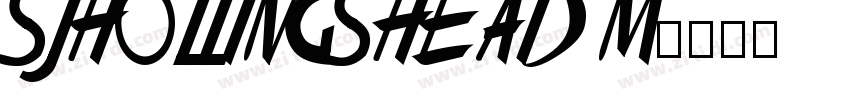 SJHollingshead M字体转换